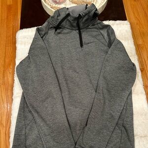 Gray Nike hoodie